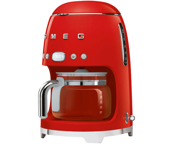 Капельная кофеварка SMEG DCF02RDEU красная фото