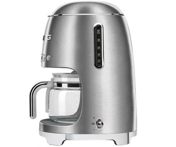Капельная кофеварка SMEG DCF02SSEU нержавеющая сталь купить