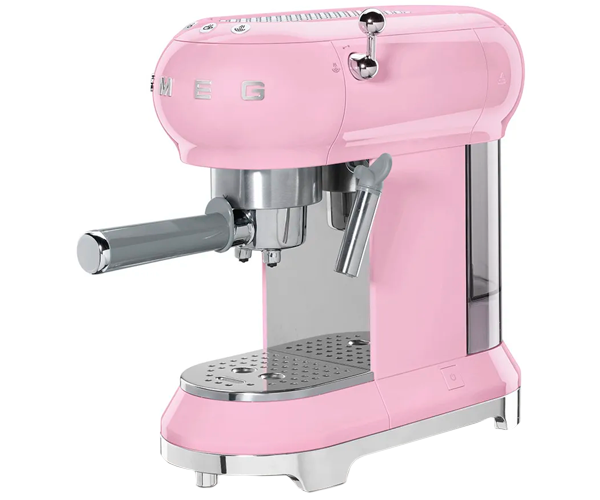 Кофеварка SMEG ECF01PKEU розовая - фото-3