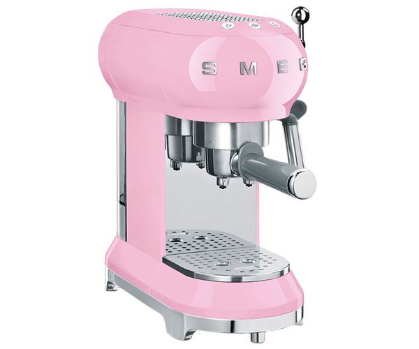 Кофеварка SMEG ECF01PKEU розовая - фото-1