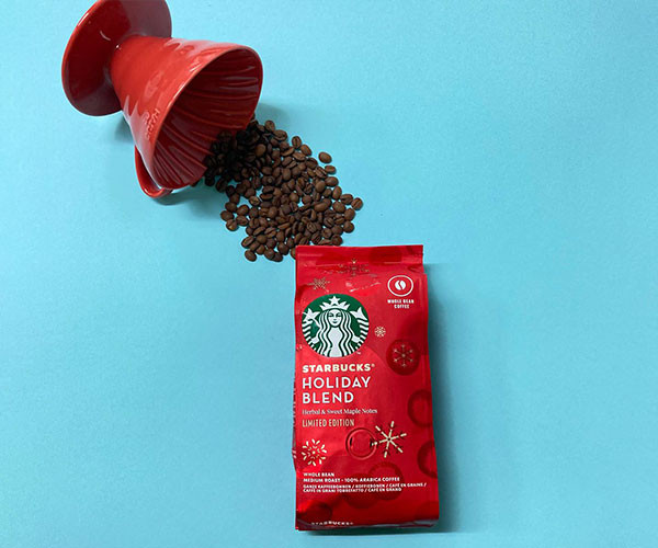 Кофе Starbucks Holiday Blend в зернах 190 г - фото-3