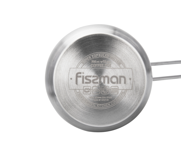 Турка стальная Fissman 550 мл для индукционной плиты - фото-3