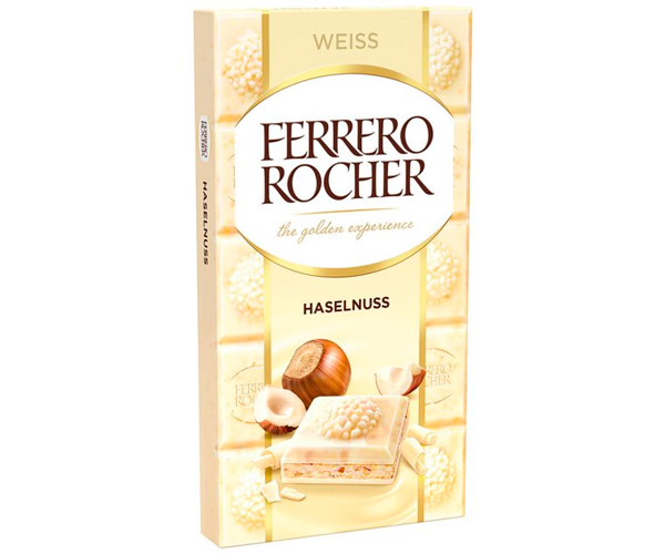 Белый шоколад Ferrero Rocher Фундук 90 г