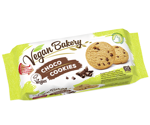 Печенье Coppenrath Vegan Bakery с шоколадными кусочками 200 г - фото-1