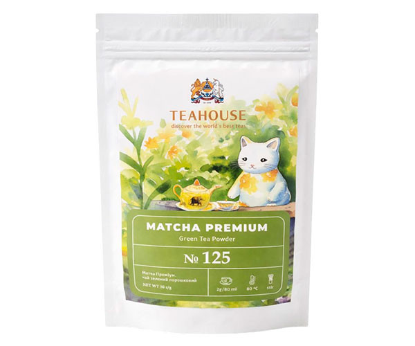 Японский чай Teahouse №125 Матча Премиум 50 г