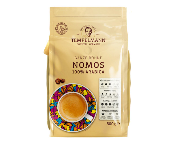  Кофе Tempelmann Nomos в зернах 500 г