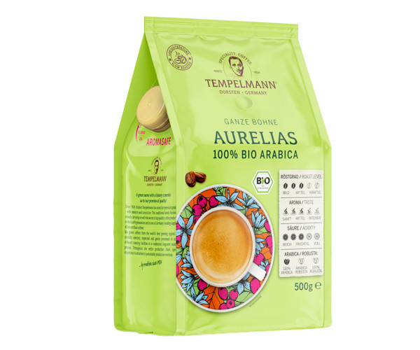 Кофе Tempelmann Aurelias в зернах 500 г - фото-2