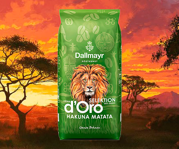 Кофе Dallmayr Crema d'Oro Selektion Hakuna Matata 1 кг купить