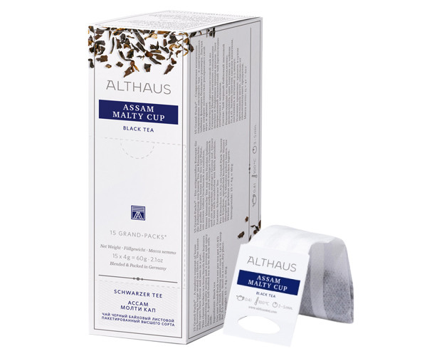 Черный чай Althaus Assam Malty Cup фильтр-пак 15 шт