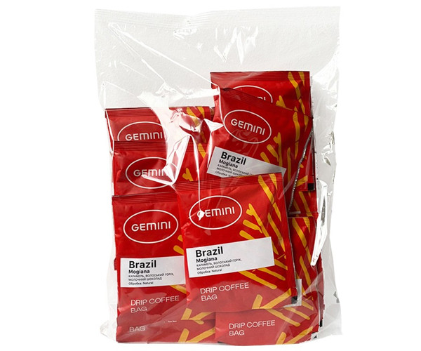 Дрип-кофе Gemini Brazil Mogiana 20 шт купить