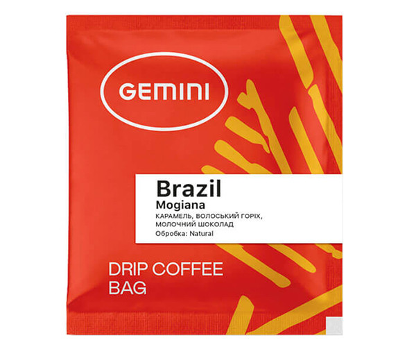 Дрип-кофе Gemini Brazil Mogiana 20 шт