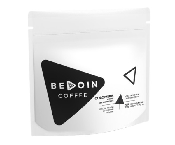 Кофе без кофеина Bedoin Colombia Decaf в зернах 250 г