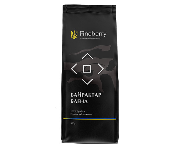 Кофе Fineberry Bayraktar Blend в зернах 500 г