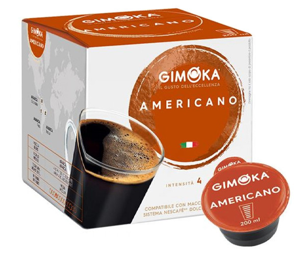 Кофе в капсулах Gimoka Dolce Gusto Americano - 16 шт - фото-2