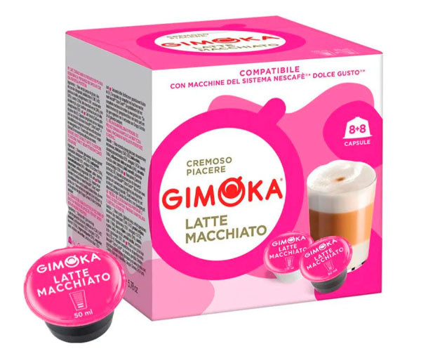 Кофе в капсулах Gimoka Dolce Gusto Latte Macchiato - 16 шт