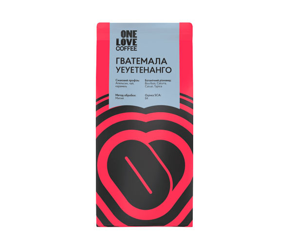 Кофе ONE LOVE Guatemala Huehuetenango espresso в зернах 250 г