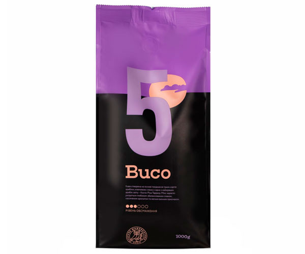 Кофе Buco Рецепт №5 в зернах 1 кг