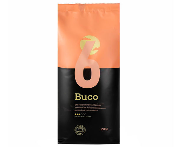 Кофе Buco Рецепт №6 в зернах 1 кг