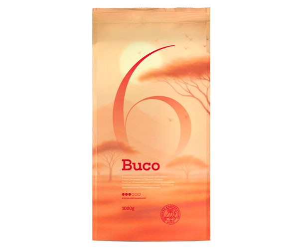Кофе Buco Рецепт №6 в зернах 1 кг