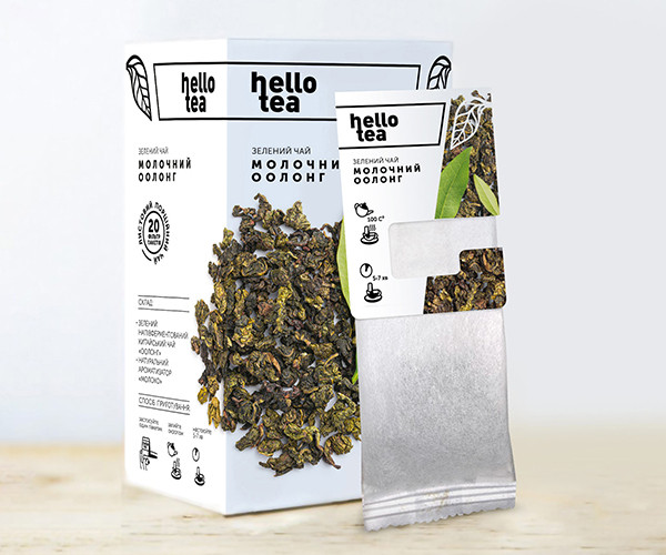 Зеленый чай Hello Tea Молочный Оолонг фильтр-пак 20 шт - фото-2