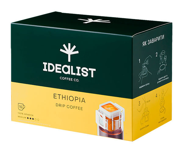 Дрип-кофе Idealist Coffee Co Эфиопия 15 шт