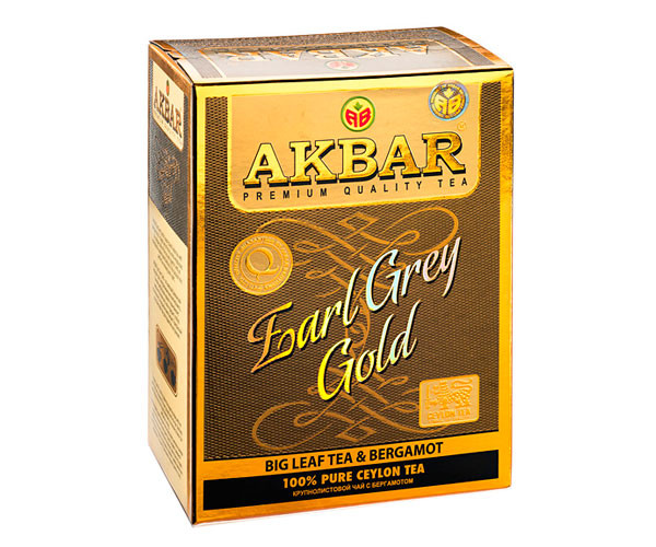 Черный чай Akbar Gold Earl Grey 80 г - фото-1