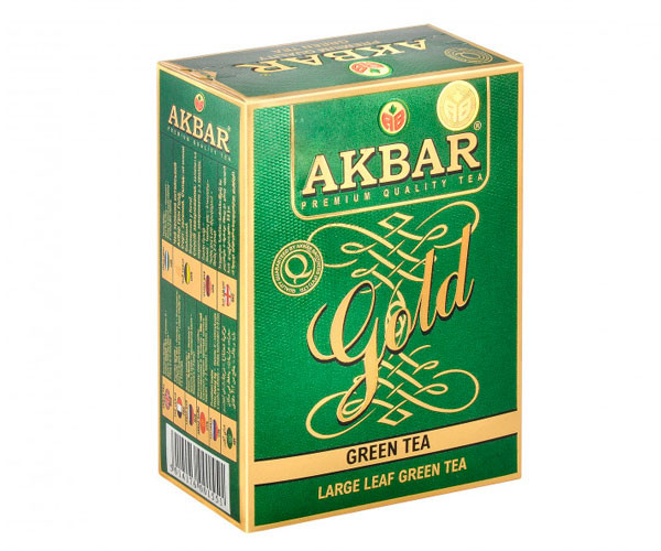 Зеленый чай Akbar Green Gold 100 г - фото-1