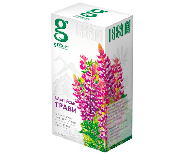Травяной чай Grace Альпийские Травы в пакетиках 25 шт