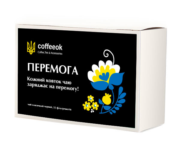 Черный чай Coffeeok Перемога в пакетиках 25 шт - фото-1
