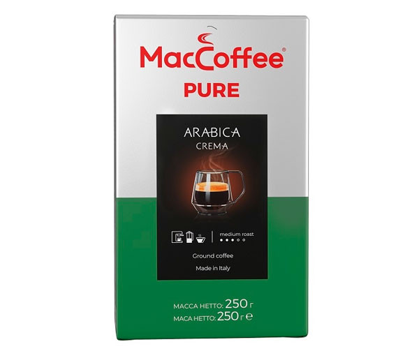 Кофе MacCoffee Pure Arabica Crema молотый 250 г