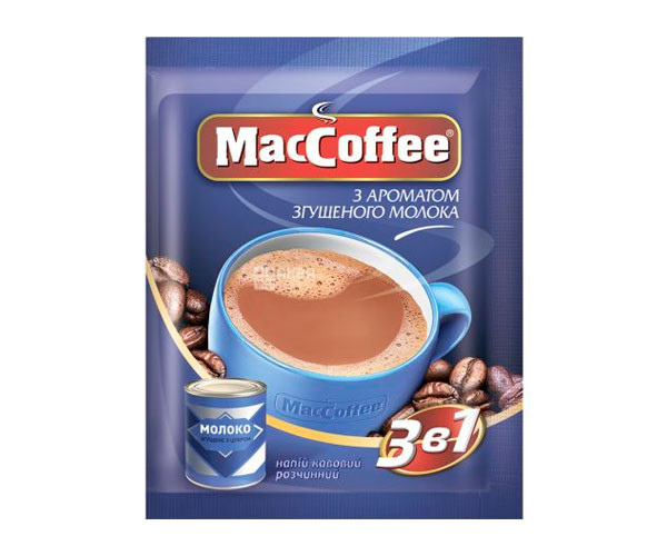 Кофе MacCoffee 3 в 1 Сгущенное Молоко 20 шт - фото-2