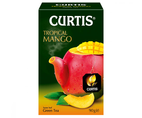 Зеленый чай Curtis Tropical Mango 90 г - фото-1