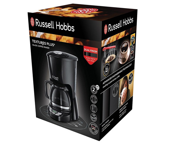 Капельная кофеварка Russell Hobbs 22620-56 Textures Plus + Black - фото-7