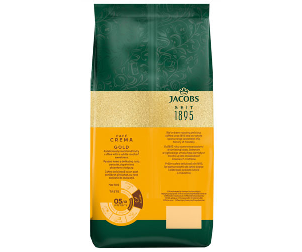 Кофе Jacobs Crema Gold в зернах 1 кг купить