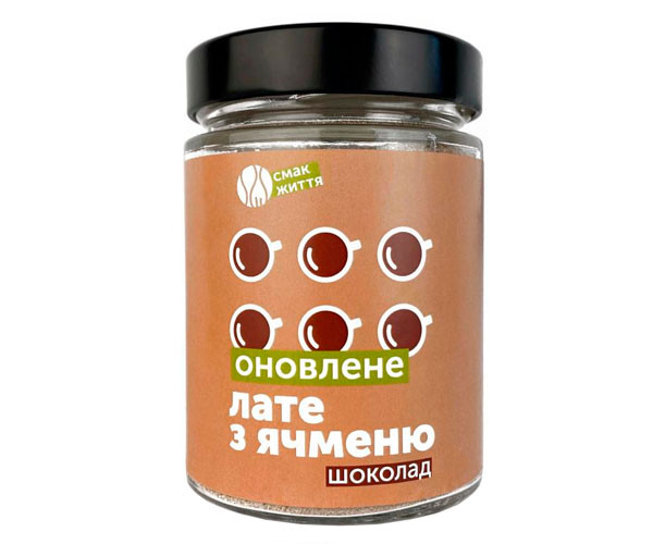 Напиток Смак Життя Ячменный латте с шоколадом 170 г