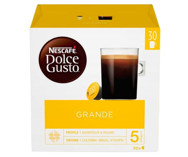 Кофе в капсулах NESCAFE Dolce Gusto Grande - 30 шт