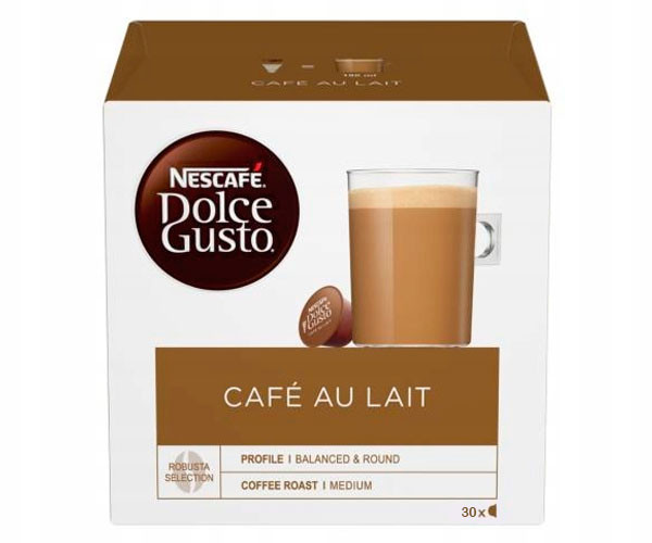 Кофе в капсулах NESCAFE Dolce Gusto Cafe Au Lait - 30 шт