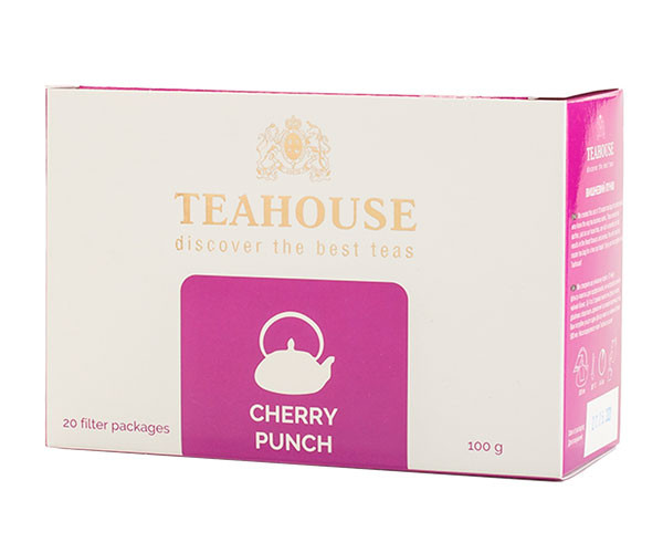 Фруктовый чай Teahouse Вишневый пунш в пакетиках 20 шт