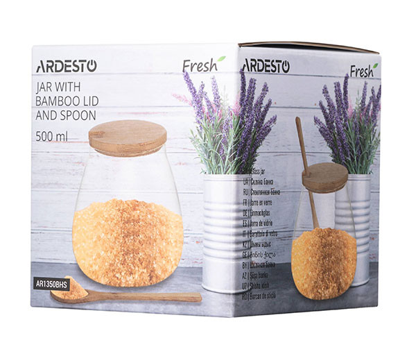 Банка для хранения Ardesto Fresh Sugar 500 мл особенности