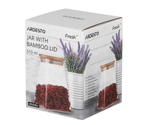 Банка для хранения Ardesto Fresh конус 510 мл купить