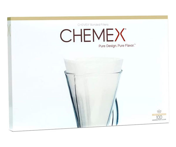 Фильтр Chemex для кемекса белый 100 штук (FP-2)
