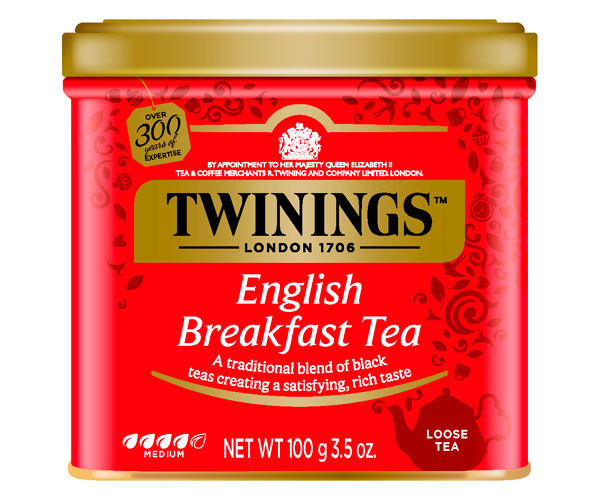 Черный чай Twinings English Breakfast ж/б 100 г