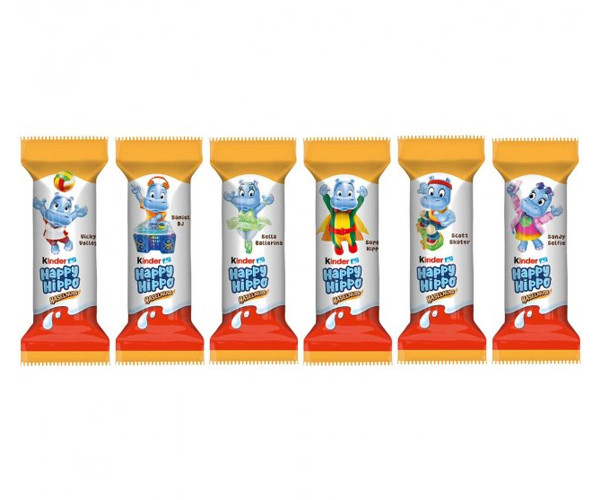 Печенье Kinder Happy Hippo с ореховой начинкой 5х20,7 г фото