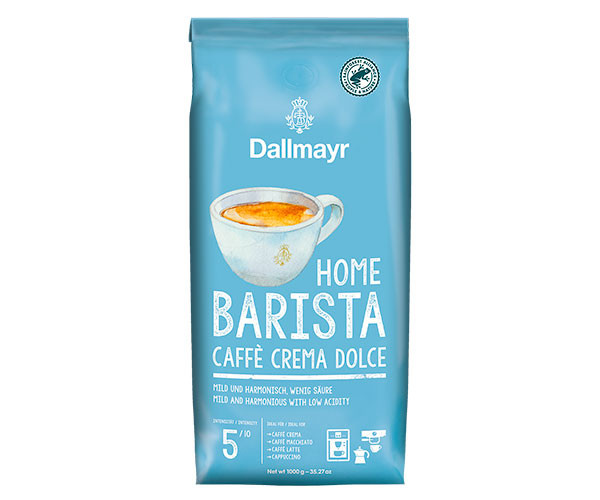 Кофе Dallmayr Home Barista Caffe Crema Dolce в зернах 1 кг