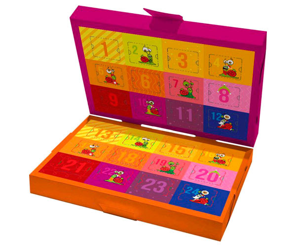 Конфеты Bob Snail Адвент календарь 200 г + игрушка 4 шт купить