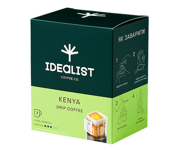 Дрип-кофе Idealist Coffee Co Кения 7 шт