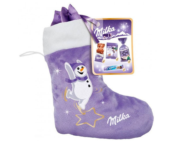 Конфеты Milka Новогодний носок 196 г