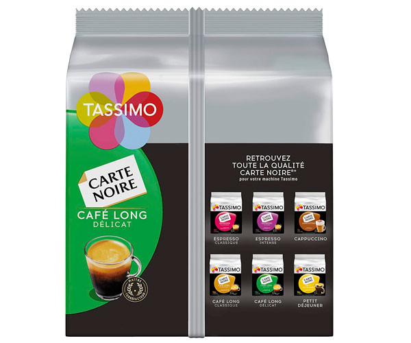Кофе в капсулах Tassimo Carte Noir Cafe Long Delicate 16 шт фото