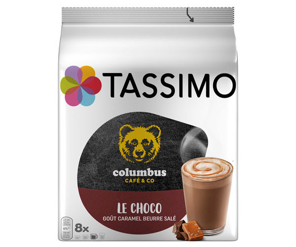 Какао в капсулах Tassimo Columbus Le Choco Solt Caramel 8 шт