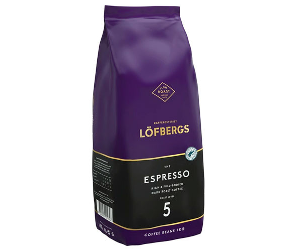 Кофе Lofbergs Espresso в зернах 1 кг